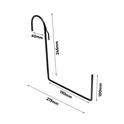 PAFEN 2in1 Set 2x Fioriere Da Balcone Fioriere Effetto Rattan 4x Colori Vaso Da Fiori (antracite - Foto 2