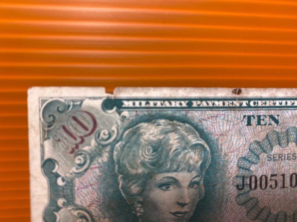 Replacement J00510180 MPC USA Military Payment Certificates Series 641 10 Cents - Image 4 of 4
