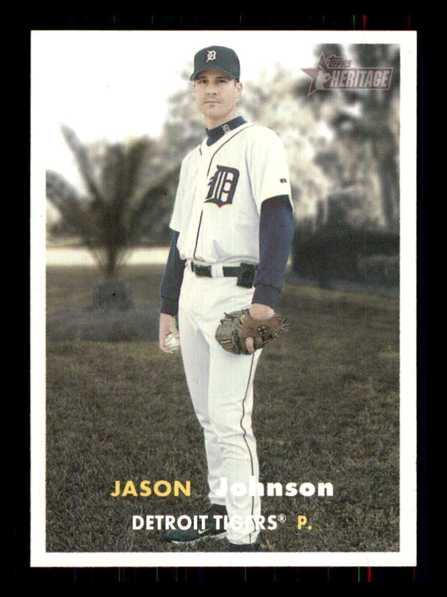 ジェイソンページ 2006 Baseball Topps Heritage Jason Johnson Detroit Tigers