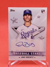 Jake Brentz 2022 Series 1 RC #BSA-JB Baseball Stars Auto Kansas City Royals