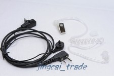Two-Pin Covert Acoustic Tube Earphone Earpiece for ICOM Radio