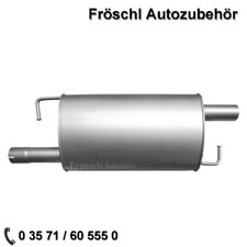 für Vw Transporter 5 T5 2.5 TDi Edelstahl Mitteltopf Auspuff Top a*