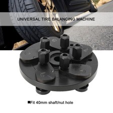 Universal Tire Adapter Wheel Balancer Finger Plate 5 Lug Fit 40mm Shaft Diameter