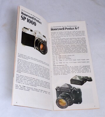 Honeywell Pentax Cameras, Lenses, & Accessories Sales Dealer Brochure