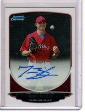 2013 Bowman Chrome JESSE BIDDLE ON CARD AUTO AUTOGRAPH RC PHILLIES!!