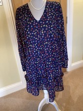 Abito a strati floreale bambina mercoledì taglia XL 14