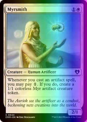 MTG Magic the Gathering Myrsmith (44/1455) Commander Masters LP FOIL