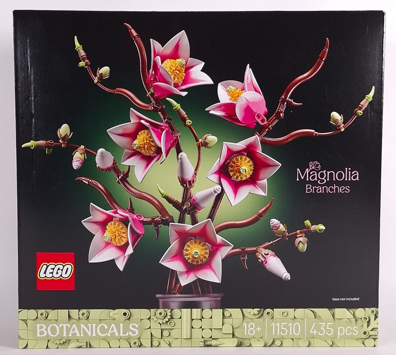 LEGO Botanicals 11510 Magnolia Branches 435pcs - Sealed - New - Box Damage