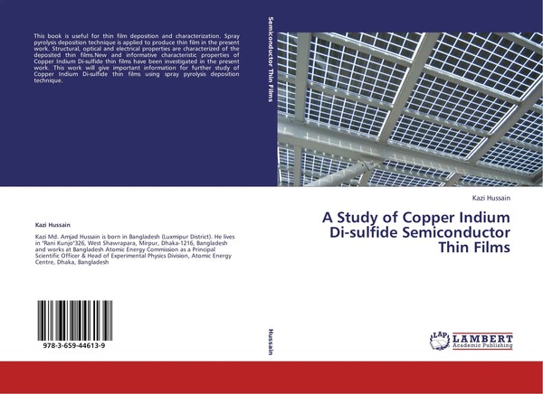 Kazi Hussain | A Study Of Copper Indium Di-Sulfide Semiconductor Thin Films-image
