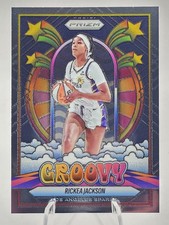 2025 Panini Prizm WNBA Groovy Rickea Jackson #6 Los Angeles Sparks