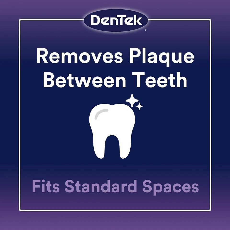 Escova de Dentes DenTek Easy Brush Advanced Cleaners Interdental Cleaners, Padrão 16 Ct - Imagem 4 de 4