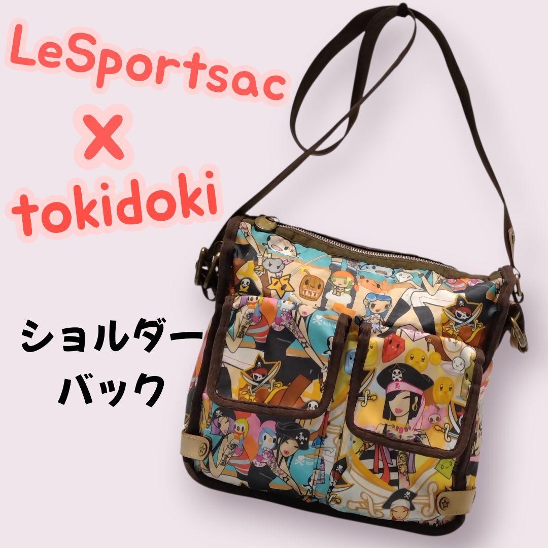 LeSportsac tokidoki Pirata Pirate Pattern Shoulder Bag Crossbody