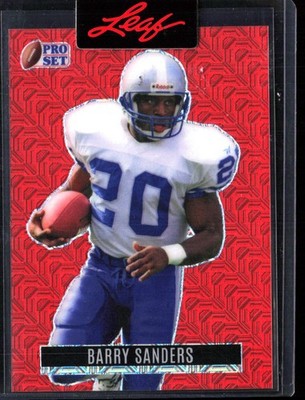 2023 Leaf Pro Set Barry Sanders #RB-8 Detroit Lions Pre Production Proof 1/1