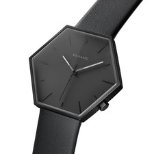 SOLGAARD HEX WRISTWATCH THE MINIMALIST ONE GENUINE LEATHER ANALOG Men's Women's