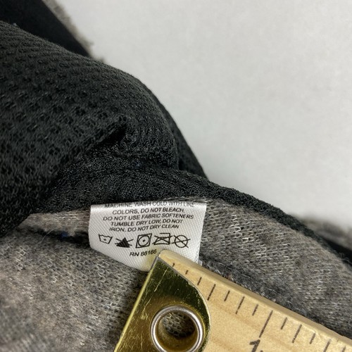 Teton Gravity Research Vest Men’s M Gray Fleece Full Zip Pockets - Picture 7 of 8