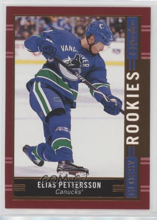 2018 Upper Deck O-Pee-Chee Glossy Rookies Copper Elias Pettersson #R-10 RC 1h6a