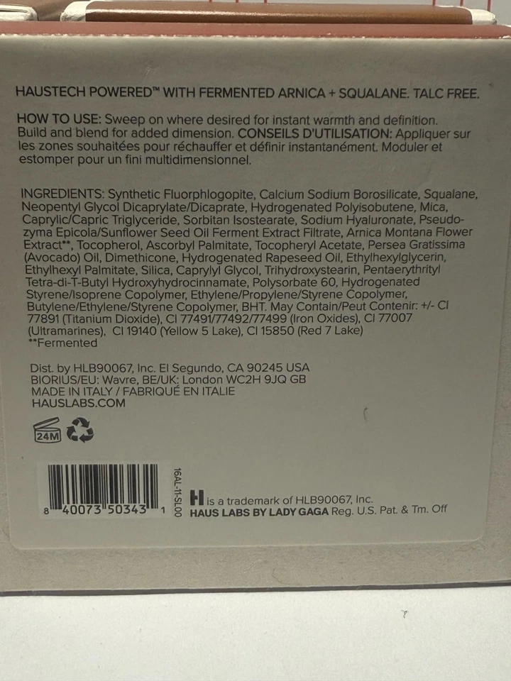 Haus Labs by Lady Gaga Power Sculpt Velvet Bronzer , 0.42 OZ NIB YOU CHOSE SHADE - Image 3 of 4