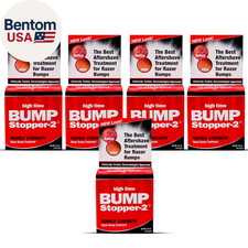 Bump Stopper 2 Double Strength Ingrown Hair Cream for Face and Body Aftershave