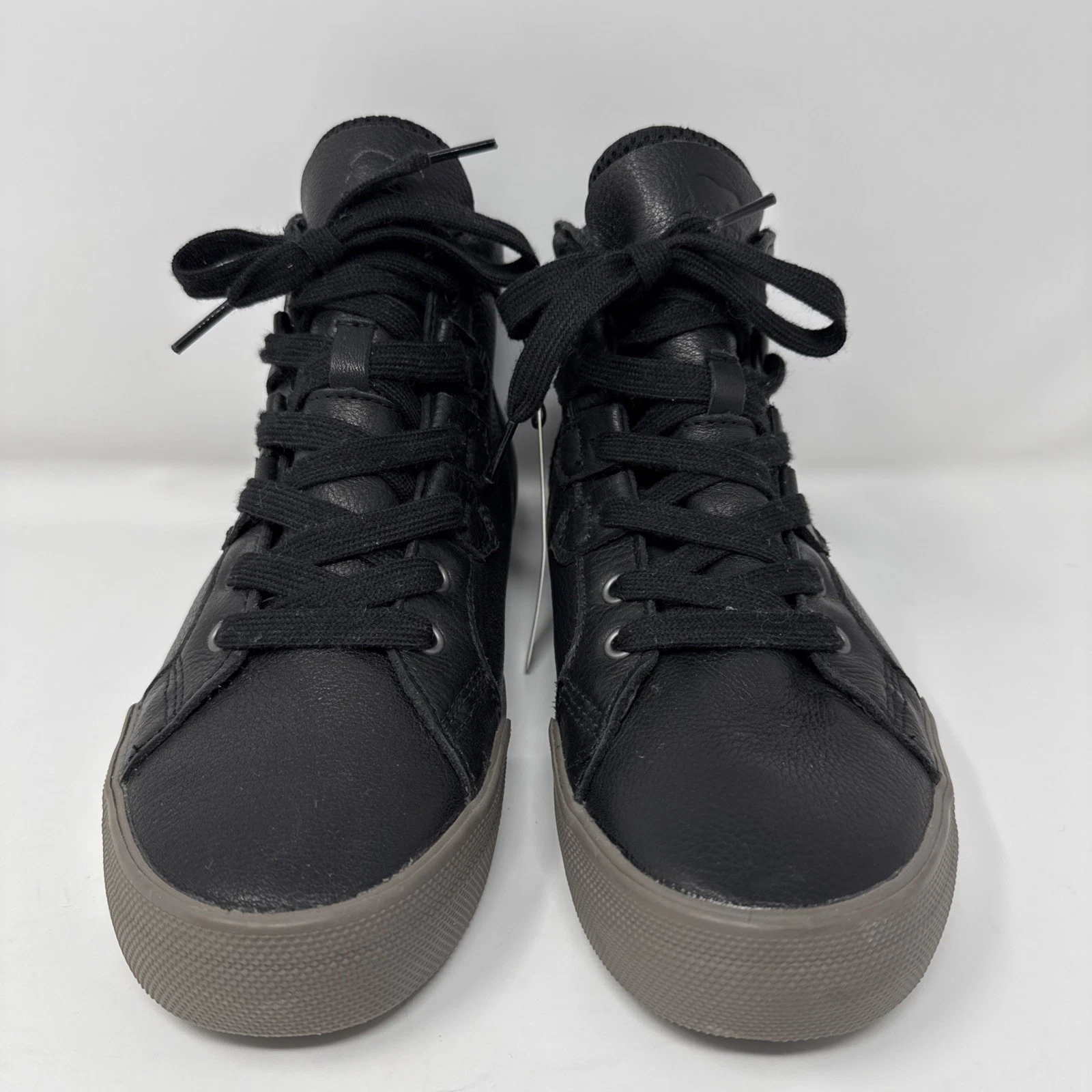 NEW Sorel Lace Up Leather Shoe Black Men 7.5 waterproof