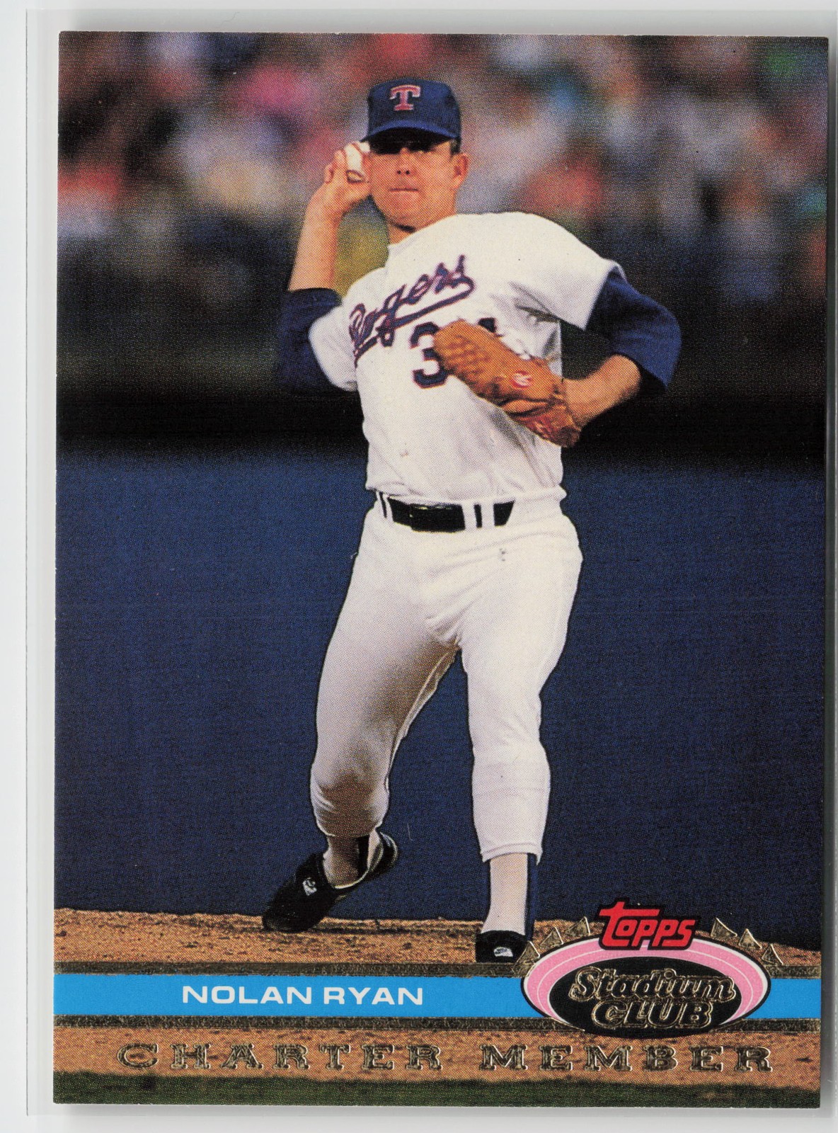 1991 Stadium Club Charter Member #NNO Nolan Ryan