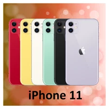 Apple iPhone 11 Unlocked 64/128GB - Black, Green, Red - Free Shipping & Returns