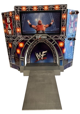 #ad WWF Raw is War Entrance Stage Playset 2001 Jakks Pacific Inc. VERY RARE ITEM $99.99