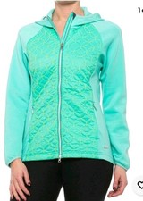 Sunice Elsa NEW Womens Thermal Fashion Golf Jacket Insulated Spearmint L $100