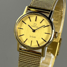 Orologio OMEGA De Ville Vintage Donna Carica Manuale Cinturino Nuovo...