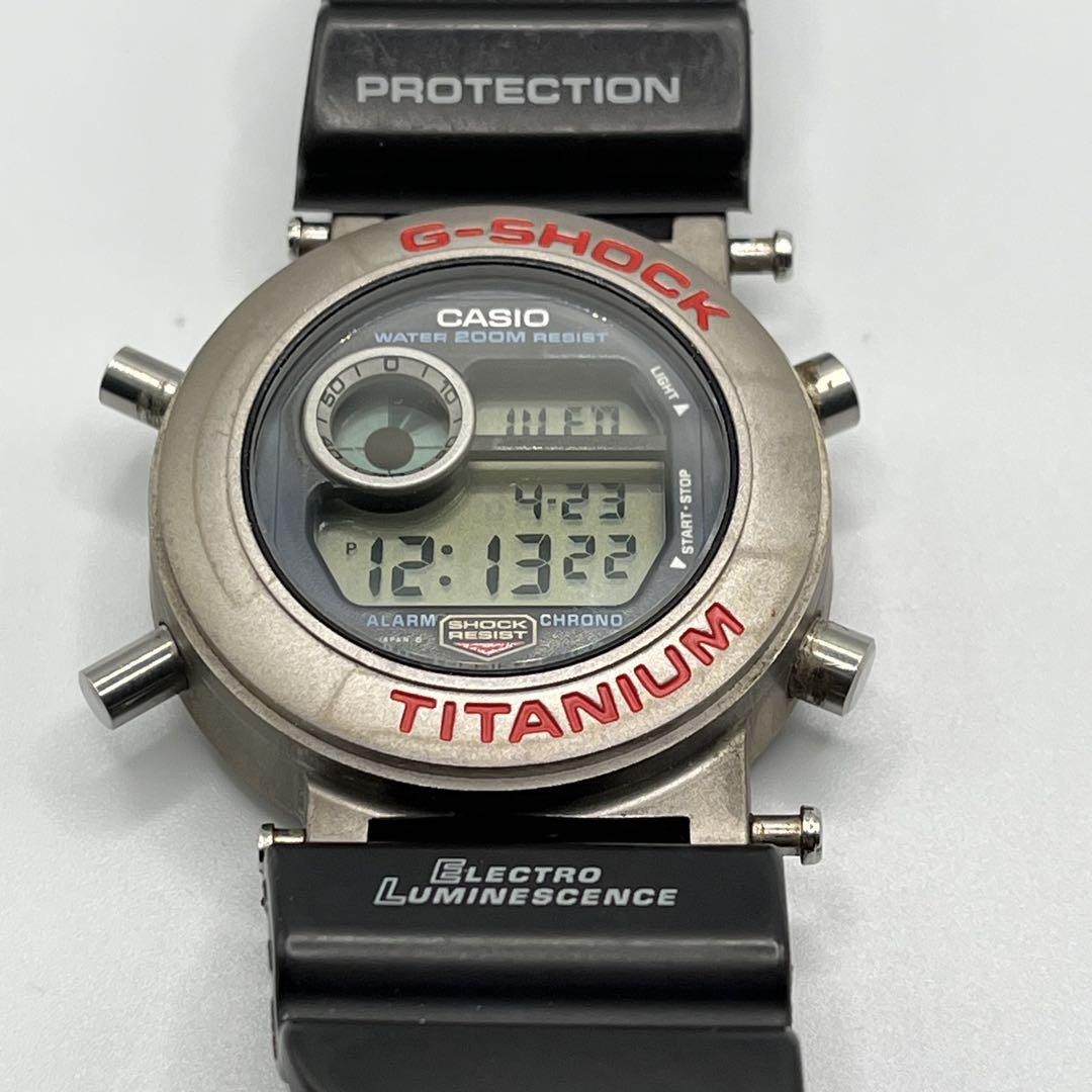 Casio G-Shock Titanium Frogman DW-8200 Vintage Used Free