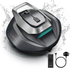 Rechargeable Robotic Pool Cleaner Cordless Vacuum Pooleco S110 Dual Motor