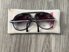 Carrera Men's Aviator Sunglasses Black Metal Frame Gray Gradient Lens