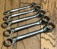 Snap On Tools 516 - 1316 Double Box End 10 Offset Wrench Set Lot Short Snap On Tools 516 - 1316 Double Box End 10 Offset Wrench Set Lot Short