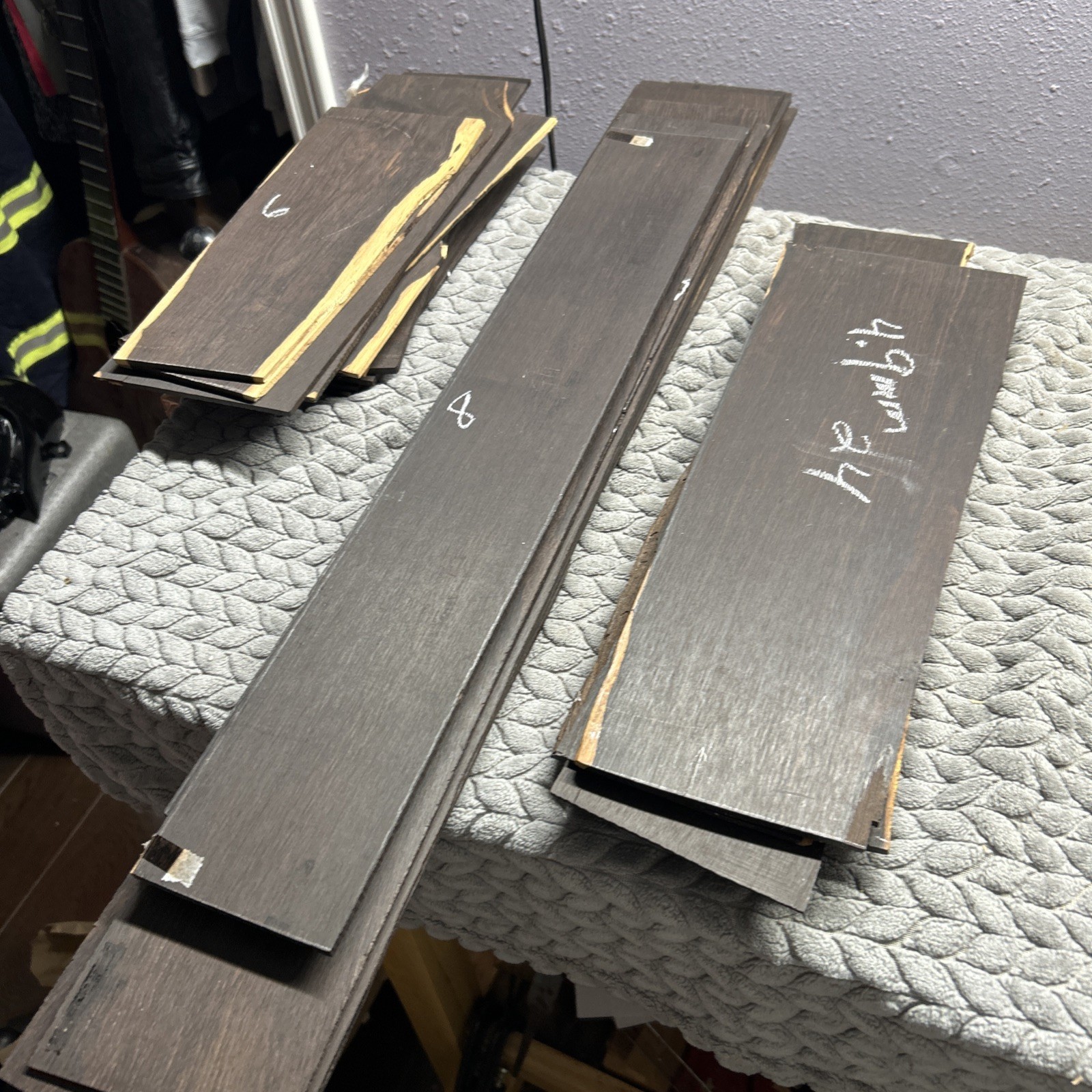 Lot Of Ebony Guitar Pieces