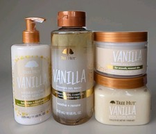 TREE HUT 4 Pc Vanilla Body Wash + Body Butter...