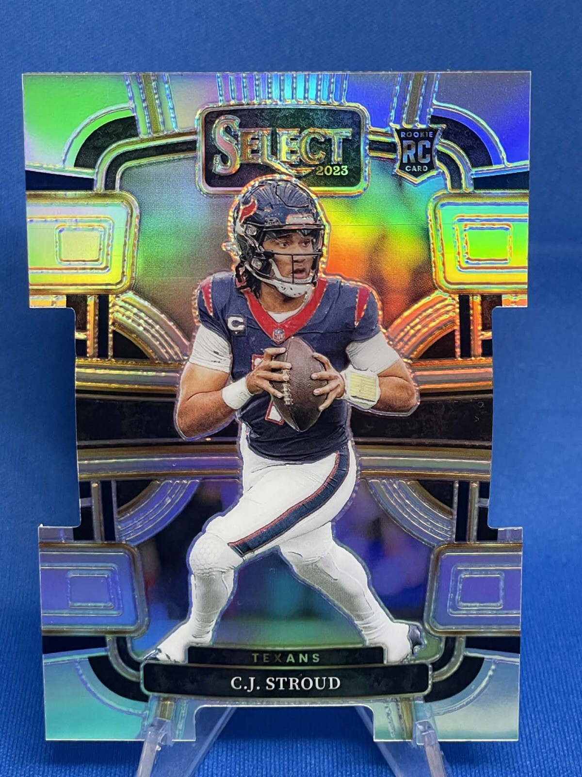 2023 Panini Select - Concourse C.J. Stroud #41 Silver Prizm Die-Cut (RC)