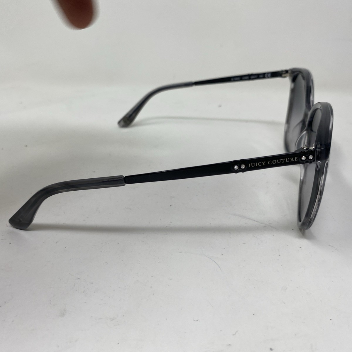 Juicy Couture JU 590/S 7C59O Gray Black Oversized W/ Gray Lens