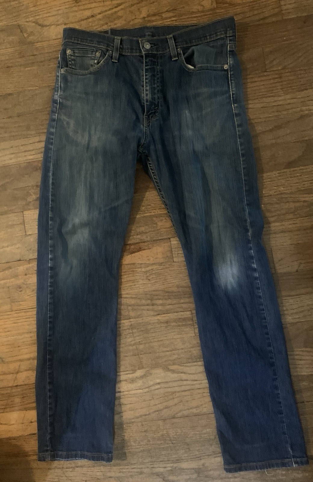Levi’s 513 Slim Straight Jeans W32 L30 Medium Wash Blue Denim 32x30