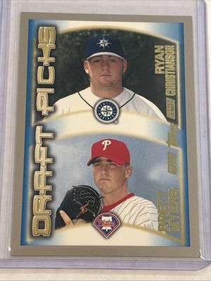 2000 Topps Baseball Ryan Christianson & Brett Myers Draft Picks Card #213