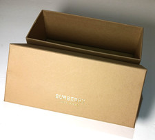 Burberry Empty Tan Gift Box for Glasses In Gold Lettering 1952 