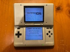 Nintendo DS Silver Handheld System - Great Co...