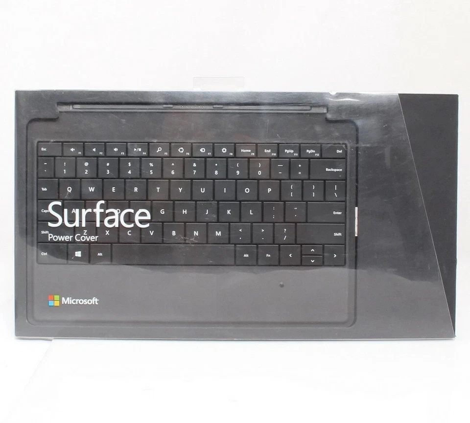 微软电源保护套键盘适用于 Surface 2 和 Pro 2 型号平板电脑 木炭 — 第 2/3 张图片