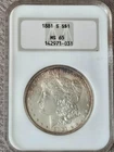 1881-S (MS65) Morgan Silver Dollar $1 NGC