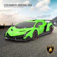 2.4 GHZ Lamborghini Veneno 1:24 Remote Control Car RC Car Lambo Green Official