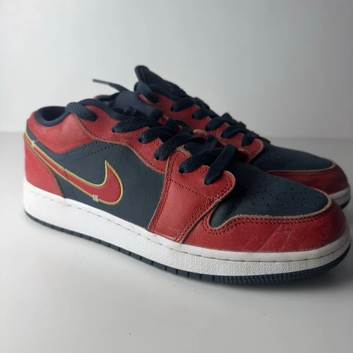 Nike Air Jordan 1 Low SE Olympic Red Navy G FQ7380 400 GS taglia 5 5 anni donna 7