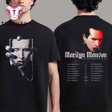 Marilyn Manson 2025 North American Spring Tour metal T-Shirt