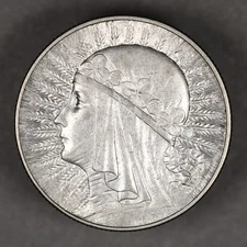 1933 Poland Silver 5 Zlotych