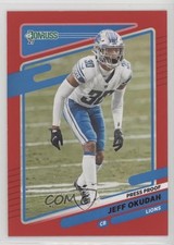 2021 Panini Donruss Press Proof Red Jeff Okudah #172 0bt4