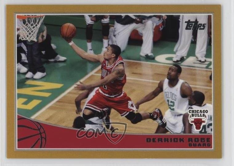 2009-10 Topps Gold 1734/2009 Derrick Rose #33 9bp