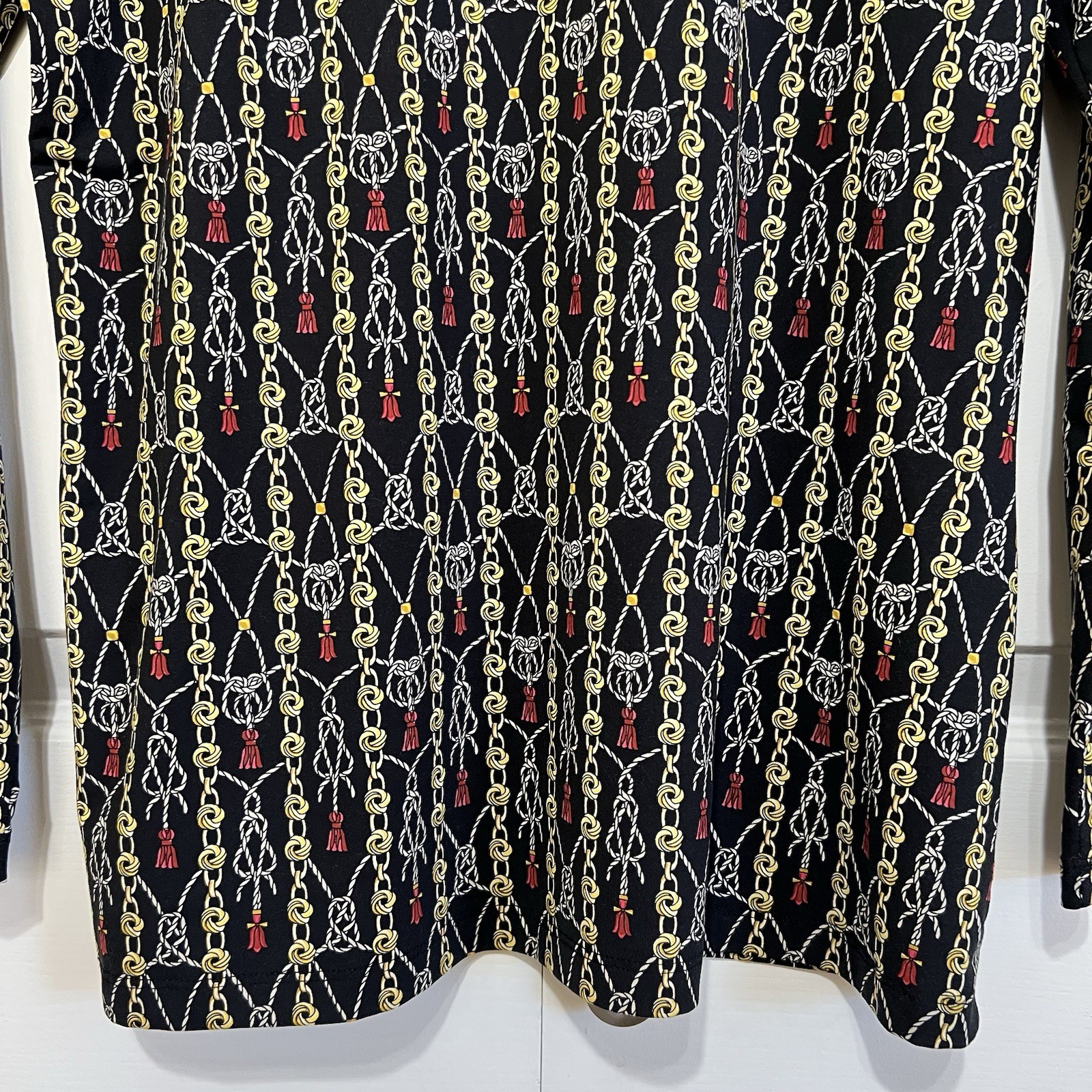 J. McLaughlin Catalyst Chain Pattern Turtleneck L… - image 10