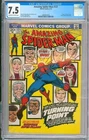 Amazing Spider-Man #121  CGC Grade 7.5  Death of gwen  NO AMERICAN CUSTOMERS